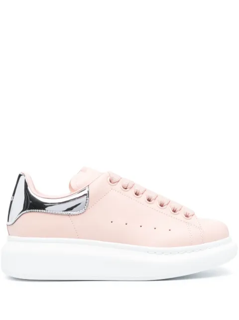 Alexander McQueen Oversized leather sneakers Pink 718232WIEE4
