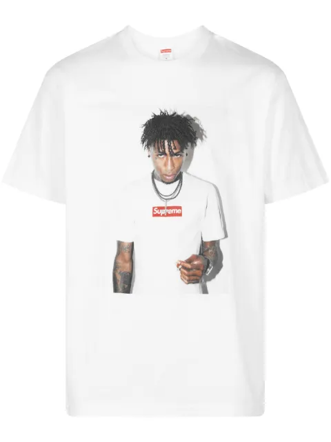 Supreme NBA Youngboy cotton T-shirt White SU100103