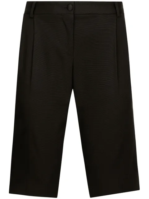Dolce & Gabbana pleat-detail tailored shorts Black FTC43TFURLQ