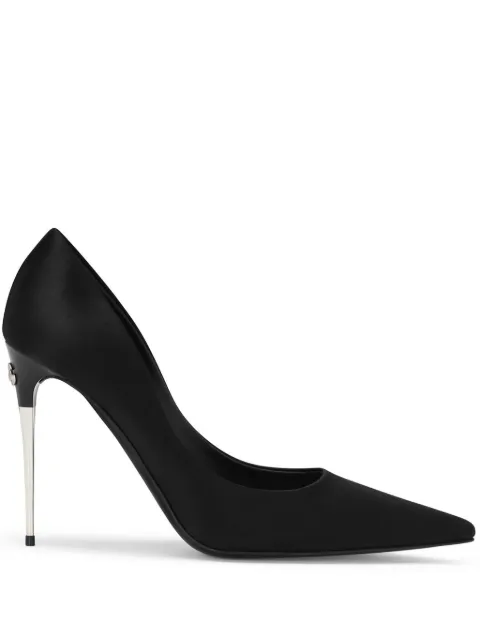 Dolce & Gabbana pointed leather pumps Black CD1851A7630