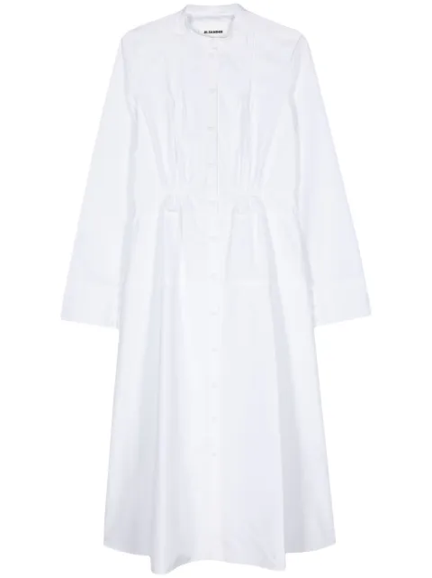 Jil Sander cotton poplin shirt dress White J04CT0002J45002