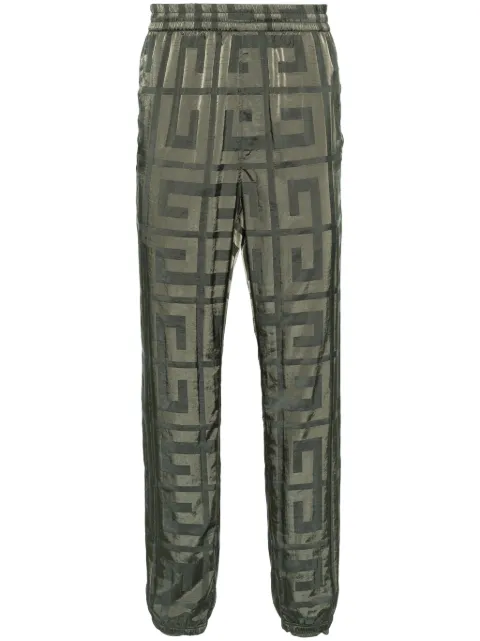 Givenchy 4G-motif taffeta trousers Green BM50V6154S