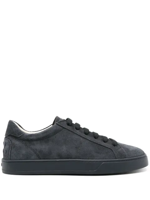 Tod's logo-embossed suede sneakers Black XXM04L0HZ40RE0