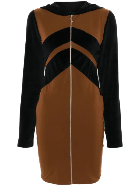 Jean Paul Gaultier Pre-Owned 1980s hooded minidress Black JPG238PT
