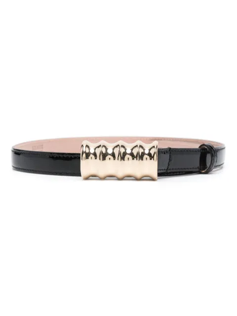 KHAITE The Small Julius leather belt Black 9994764200