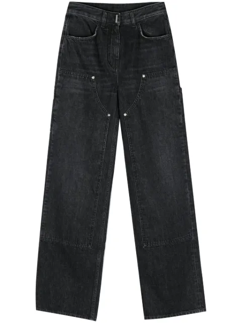 Givenchy mid-rise wide-leg jeans Black BW512F5Y7E