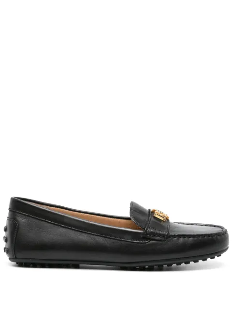 Lauren Ralph Lauren Barnsbury Driver leather loafers Black 802925635