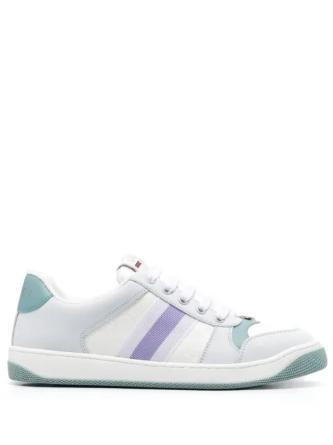 Gucci Screener panelled leather sneakers White 677423HVKI0