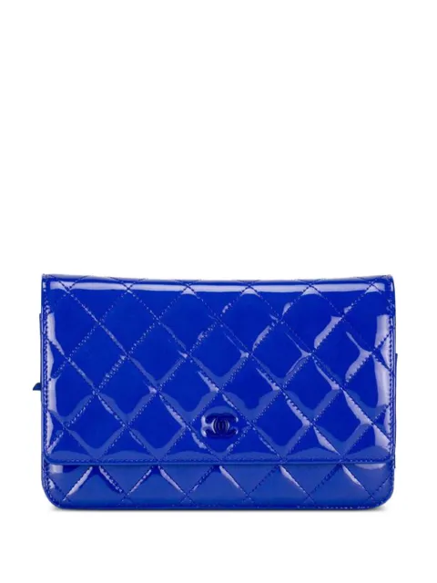 CHANEL Pre-Owned quilted leather crossbody bag Blue CHANELBLUEWOC