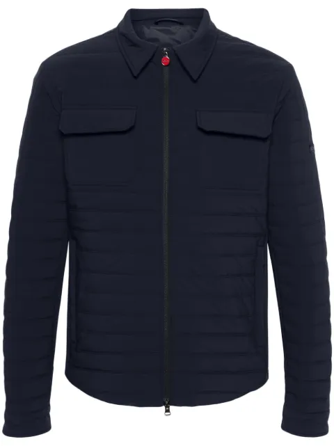 Kiton lightweight padded jacket Blue UW1545YC403302004
