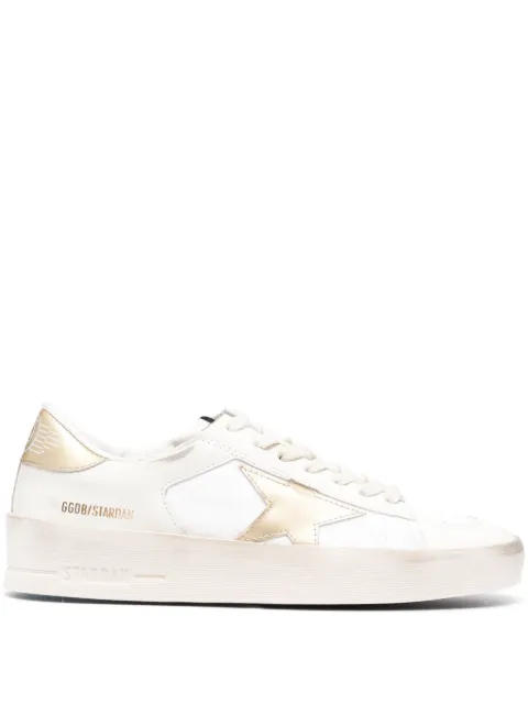 Golden Goose Stardan metallic-trim sneakers White GWF00128F005375