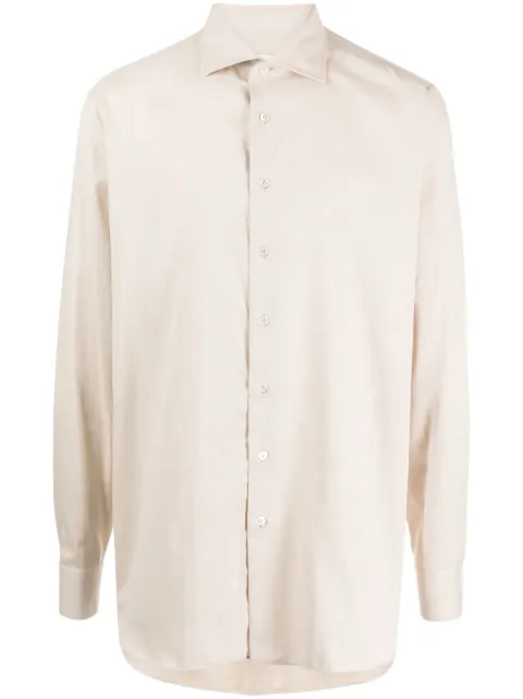 Lardini classic-collar long-sleeve shirt White ITALVAROITC1713