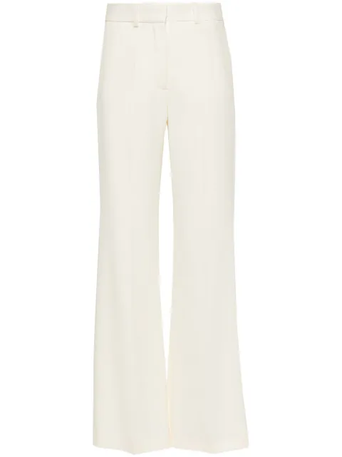 JOSEPH pressed-crease flared trousers White JP001622