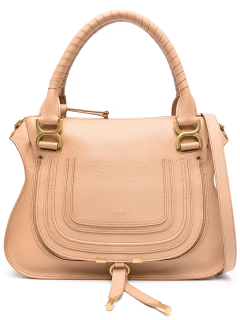Chloé medium Marcie Double Carry tote bag Neutrals CHC22AS660I31