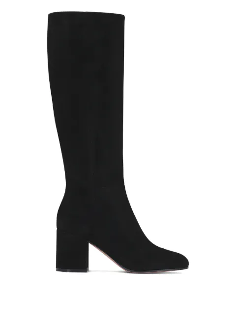 Gianvito Rossi Joelle suede knee-high boots Black G8029370RICC45