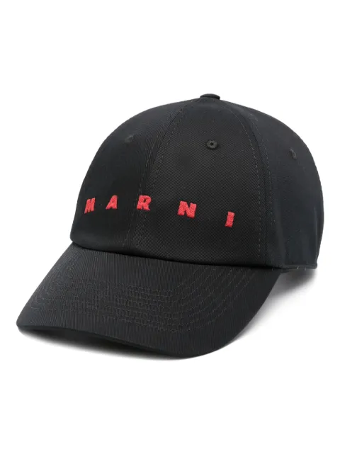 Marni logo-embroidered baseball cap Black CLZC0108S0UTC311