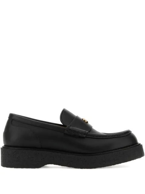 Gucci Menen Interlocking G-plaque loafers Black 759274AABVN