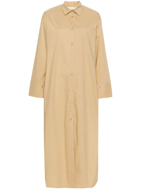 By Malene Birger Perros organic cotton maxi dress Brown Q71873012Z