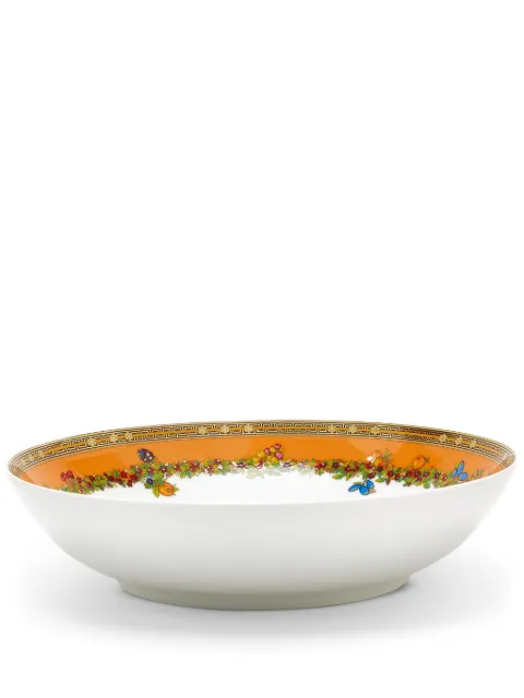 Versace Le Jardin de Versace porcelain soup plate White 1933540960910322