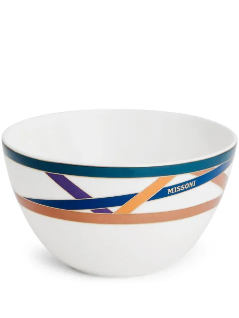 Missoni Home Nastri soup plate White MHPNMC03
