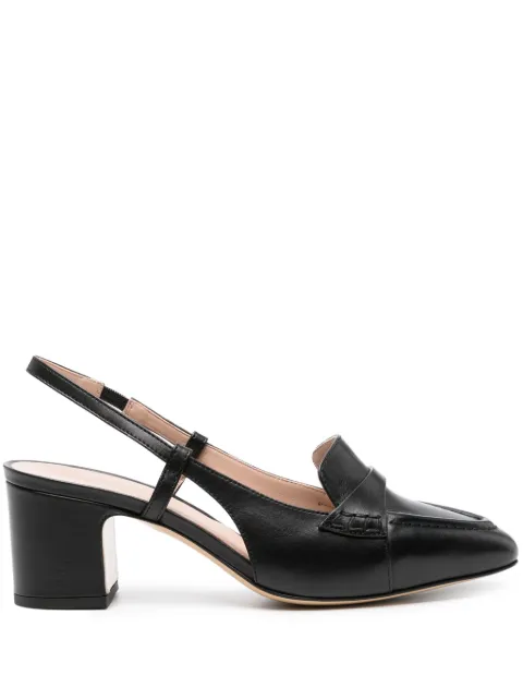 Scarosso Bianca 60mm leather pumps Black BIANCAPUMP