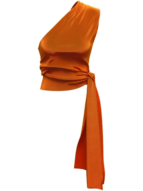 Maccapani The Wrap sleeveless top Orange 24EM2M0T070
