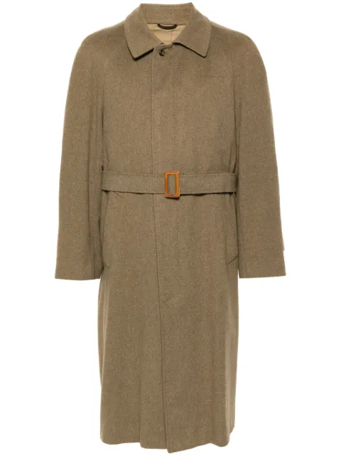 A.N.G.E.L.O. Vintage Cult 1990s belted cashmere coat Brown ANG900MC