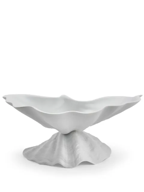 L'Objet large Neptune porcelain bowl (34cm) White NE101