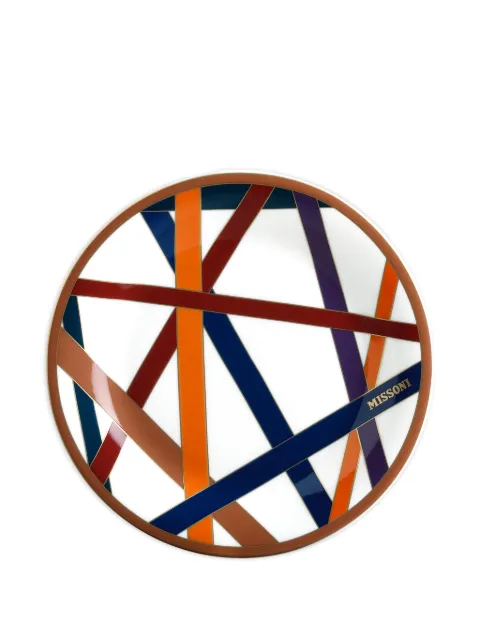 Missoni Home Nastri bread plate White MHPNMC20