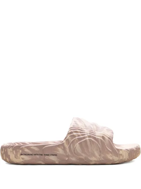 adidas Adilette textured slide sandals Neutrals HP6516