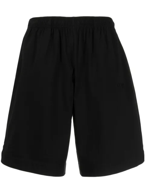 VETEMENTS slip-on cotton track shorts Black UE64SS700B