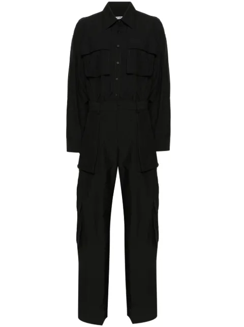 Alexander Wang button-up ripstop cargo jumpsuit Black 1WC1247184