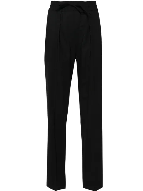 ISABEL MARANT Liska drawstring-waist trousers Black PA0326FAB1F01I
