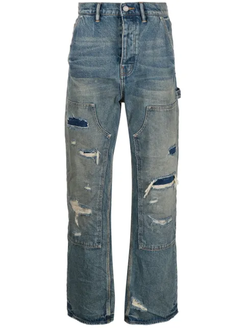Purple Brand P015 Carpenter drop-crotch jeans Blue P015LCMI