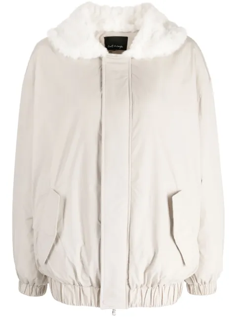 tout a coup faux shearling-trim jacket Neutrals M149AW3