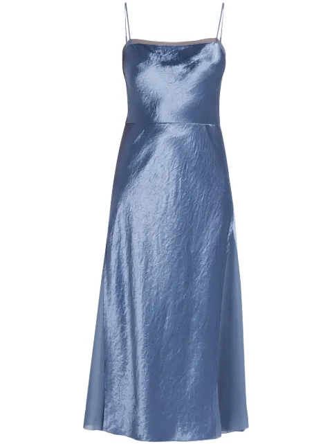 Vince sheer panelled slip dress Blue V010451664