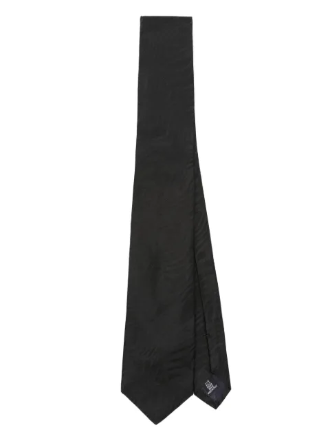 FURSAC patterned-jacquard silk tie Black FHACR00014