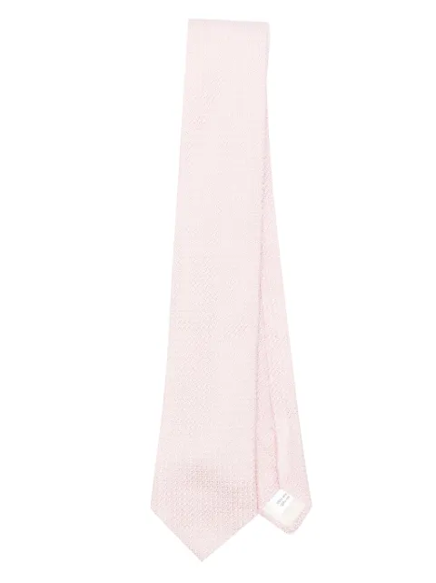 FURSAC knitted silk tie Pink FHACR00046