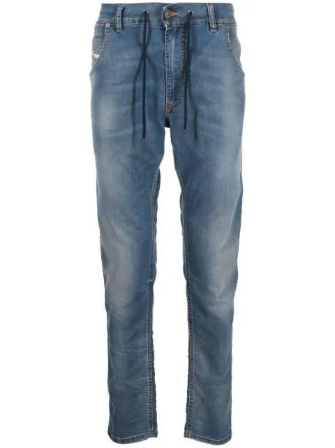 Diesel Krooley-E-Ne low-rise tapered jeans Blue A12947068JV