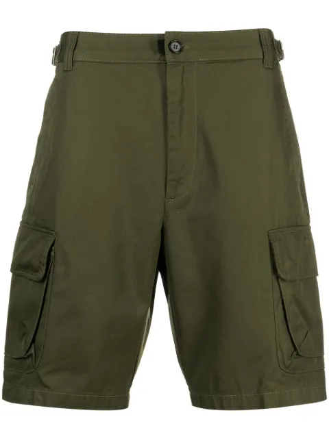 Diesel P-ARGYM cotton cargo shorts Green A106230KCAF