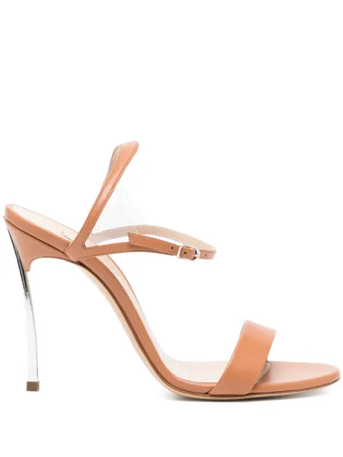 Casadei Blade V Celebrity 110mm sandals Brown 1L497P100MC0596