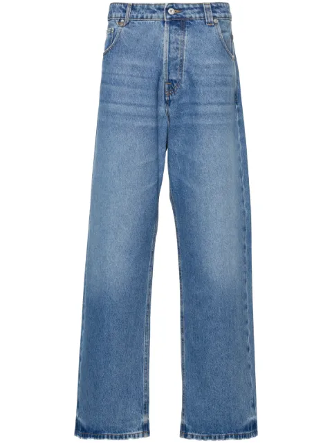 Jacquemus Le de Nîmes wide-leg jeans Blue 245DE038151333C