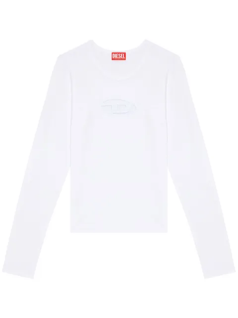 Diesel T-Angie long-sleeved T-shirt White A062690AFAA