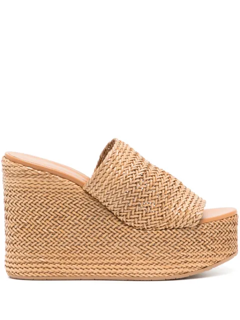 Casadei 130mm Twiga espadrilles Brown 1M726S0801T0305