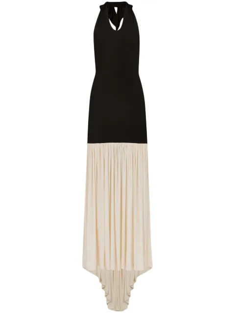 Nina Ricci halterneck sleeveless maxi dress Black 24PJRO033RA0045M1070