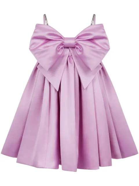 Nina Ricci Giant Bow sleeveless dress Pink 24PCRO019PL0450U2759