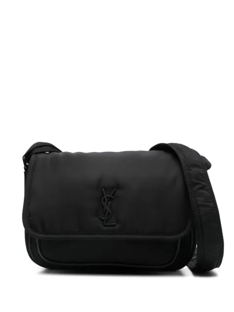 Saint Laurent Niki small messenger in Econyl® Black 776611FACKHA