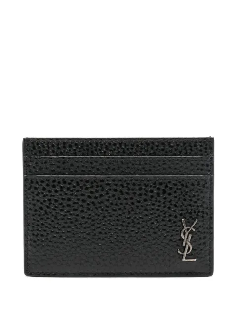 Saint Laurent Cassandre-logo wallet Black 607603AAC68