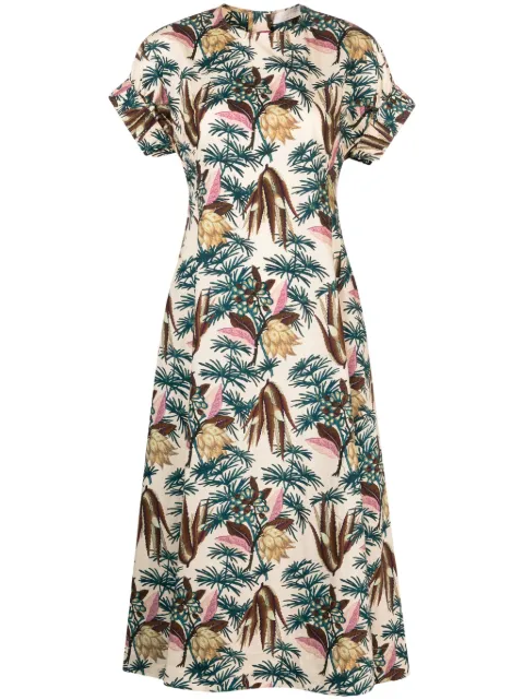 Ulla Johnson Devon floral-pattern dress Neutrals PS240173