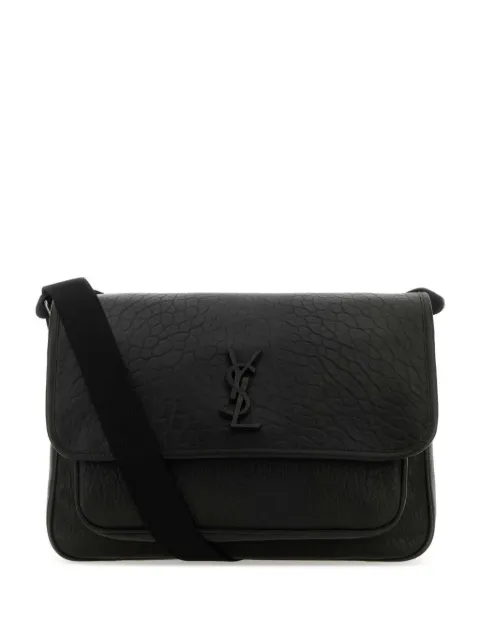Saint Laurent Niki logo-plaque messenger bag Black 781935AAC8O1000